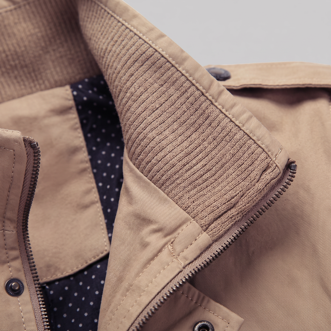Chaqueta acolchada de algodón masculina