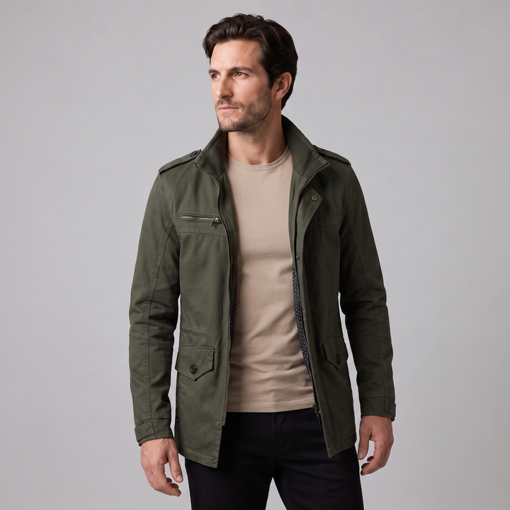 Chaqueta acolchada de algodón masculina