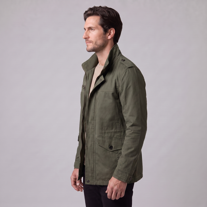 Chaqueta acolchada de algodón masculina