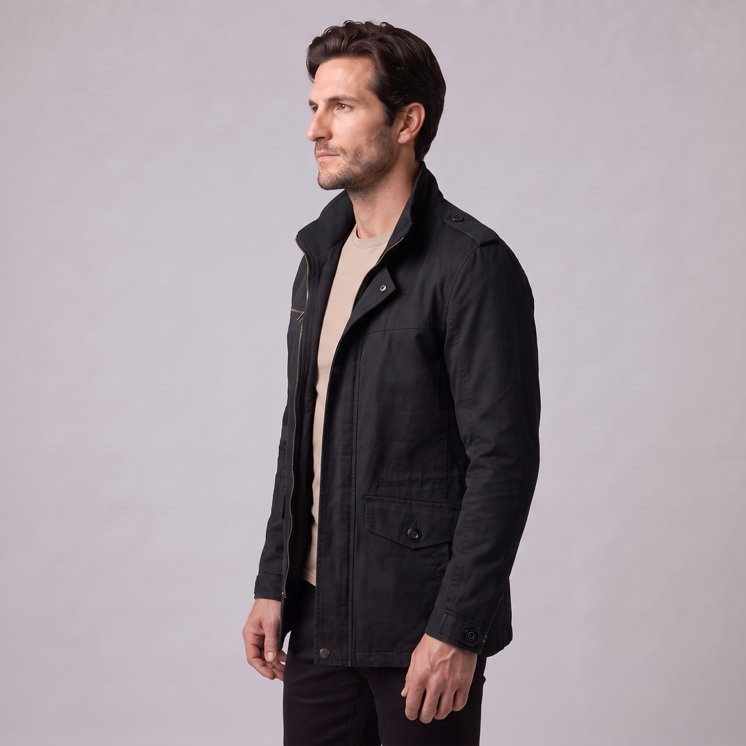 Chaqueta acolchada de algodón masculina