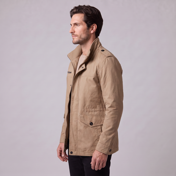 Chaqueta acolchada de algodón masculina