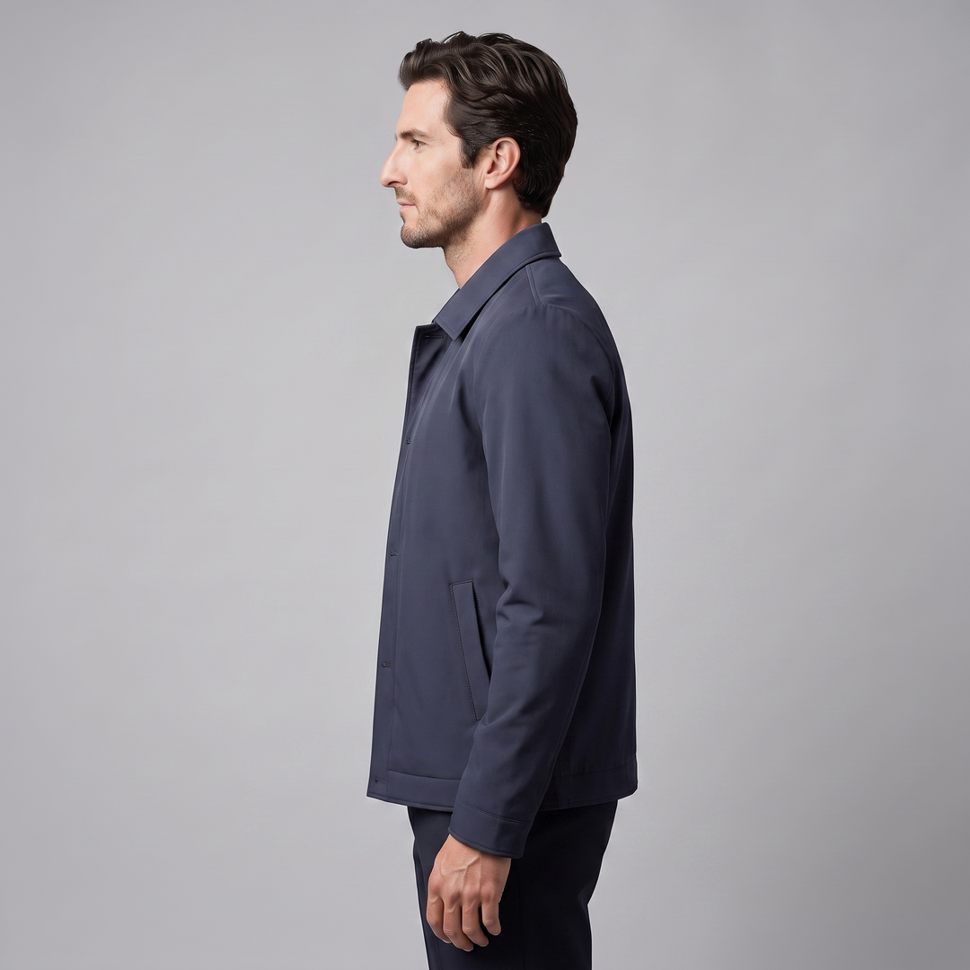 Chaqueta masculina forrada en forro polar