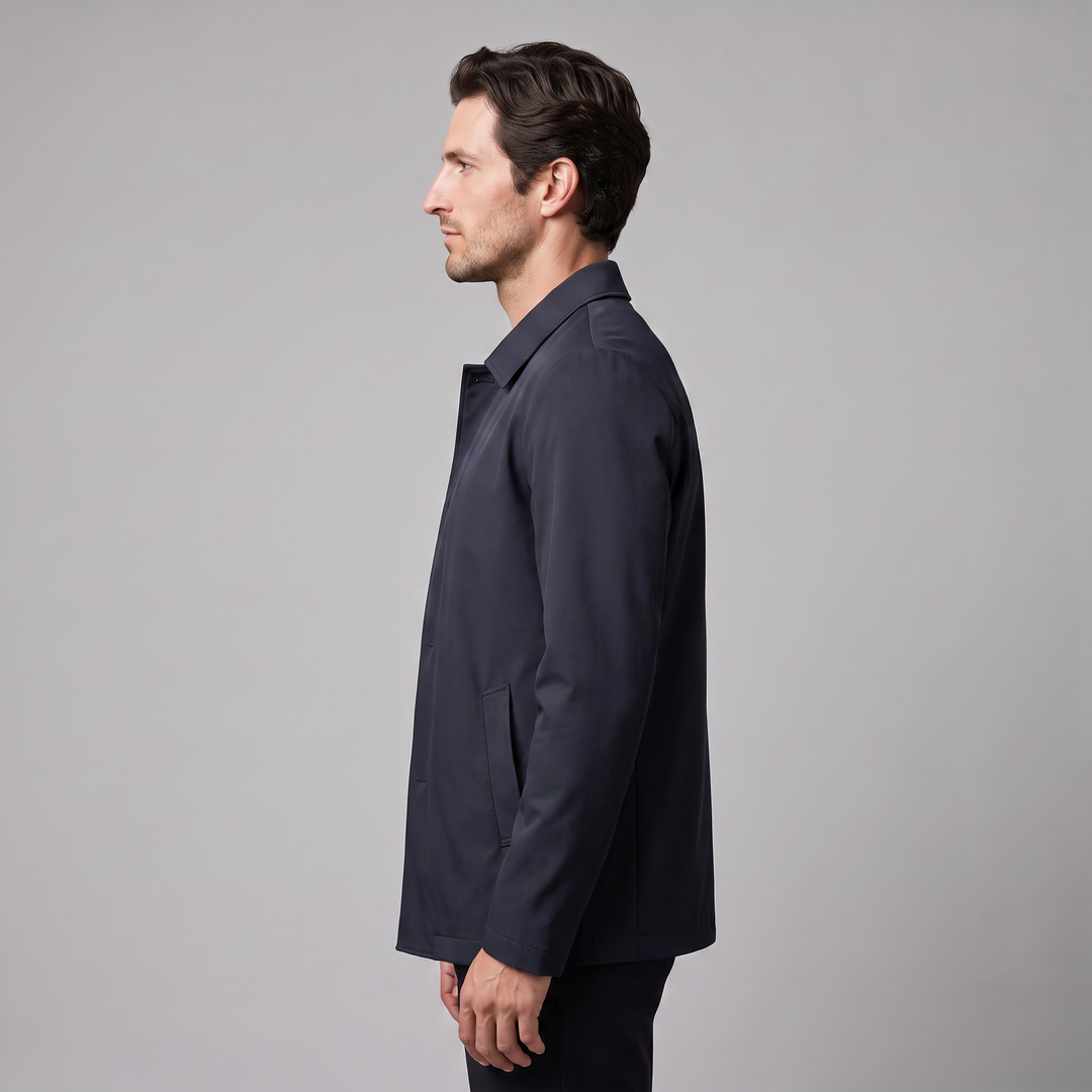 Chaqueta masculina forrada en forro polar