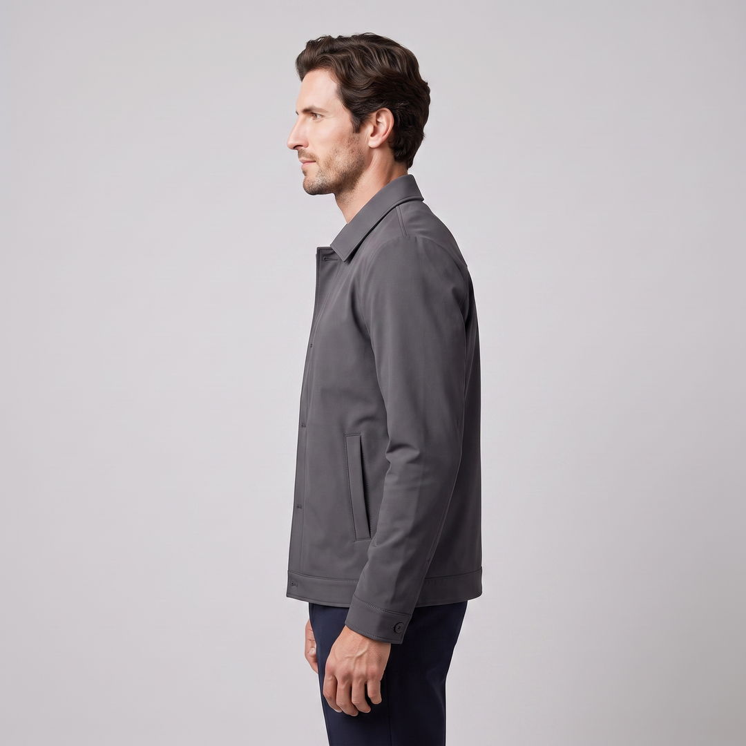 Chaqueta masculina forrada en forro polar