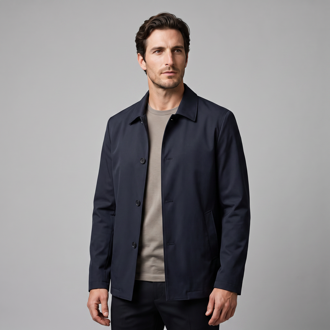 Chaqueta masculina forrada en forro polar