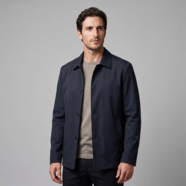Chaqueta masculina forrada en forro polar