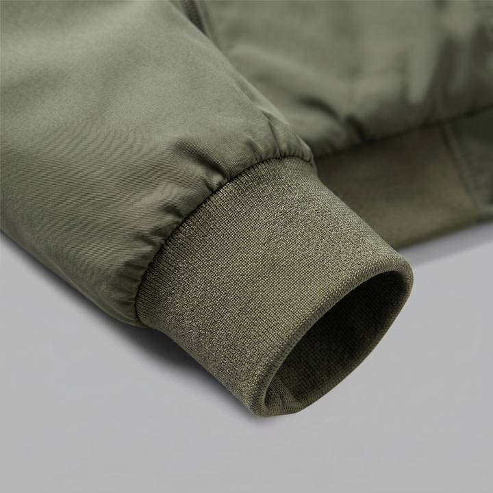 Chaqueta bomber de cuello alto