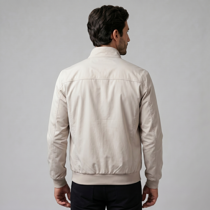 Chaqueta bomber de cuello alto
