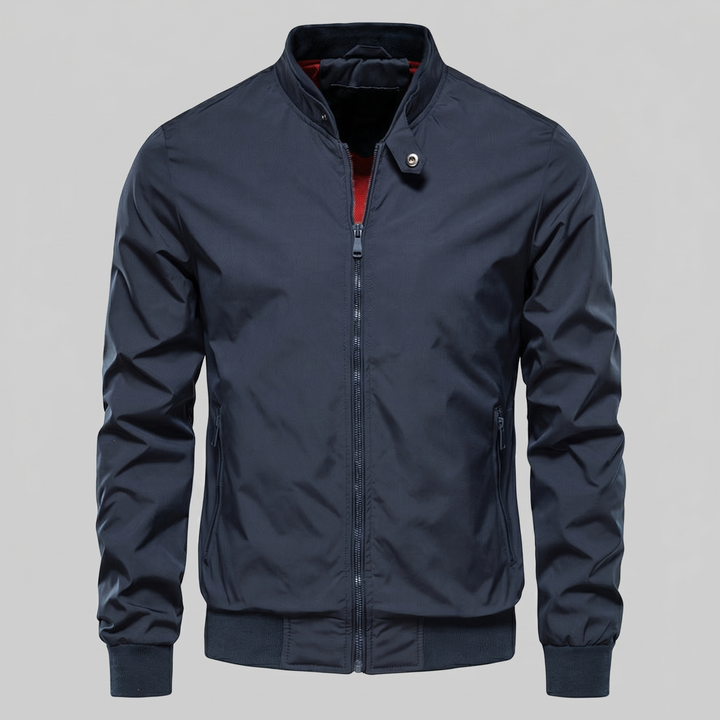Chaqueta bomber de cuello alto