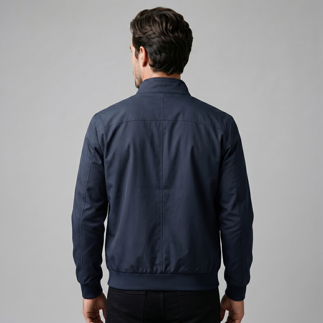 Chaqueta bomber de cuello alto