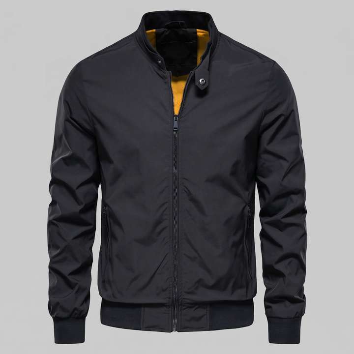 Chaqueta bomber de cuello alto