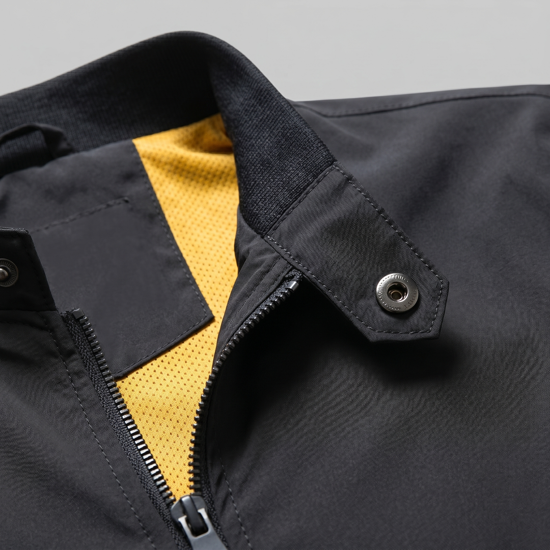 Chaqueta bomber de cuello alto