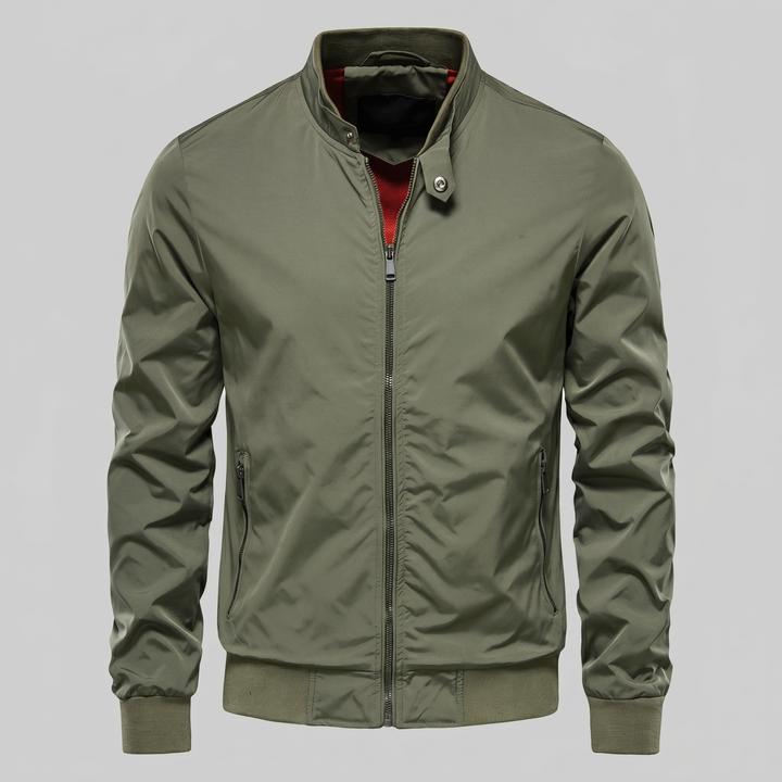 Chaqueta bomber de cuello alto