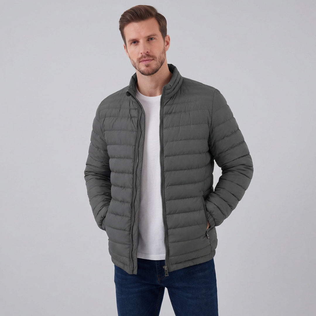 Chaqueta acolchada ligera hombre