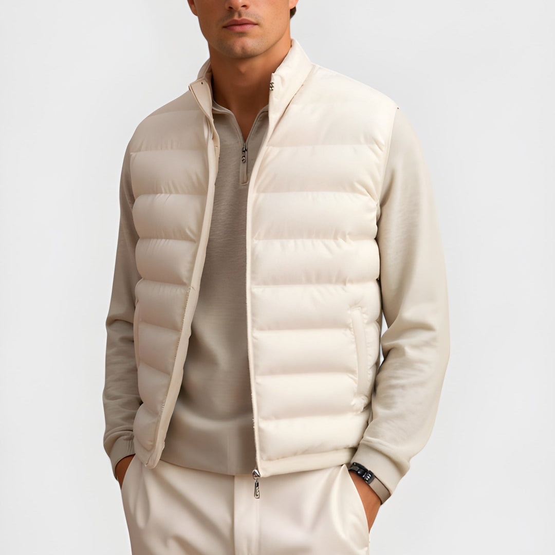 Chaleco ligero de plumón masculino