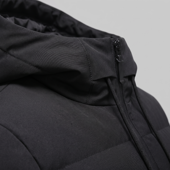 Chaqueta acolchada masculina resistente al clima