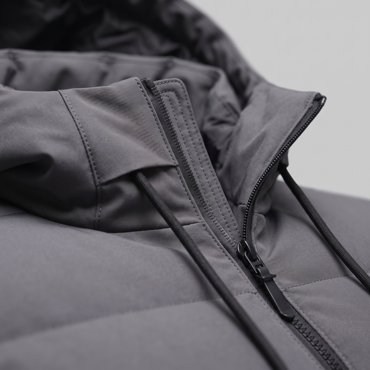 Chaqueta acolchada masculina resistente al clima