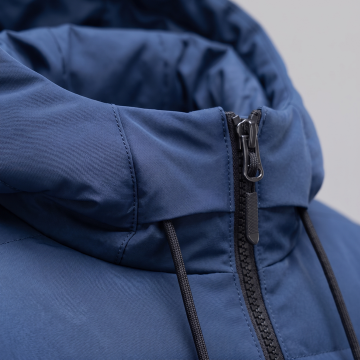 Chaqueta acolchada masculina resistente al clima