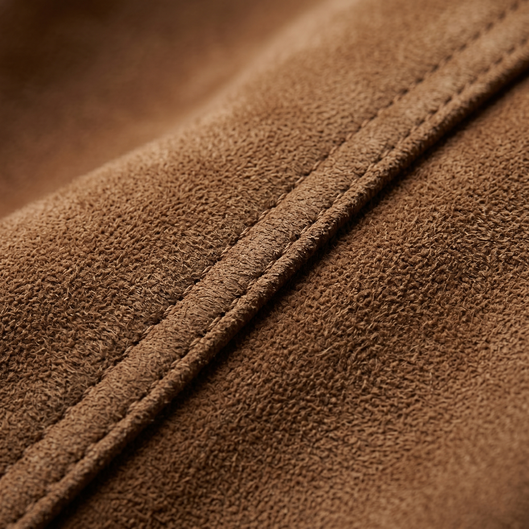 Chaqueta Harrington de ante premium