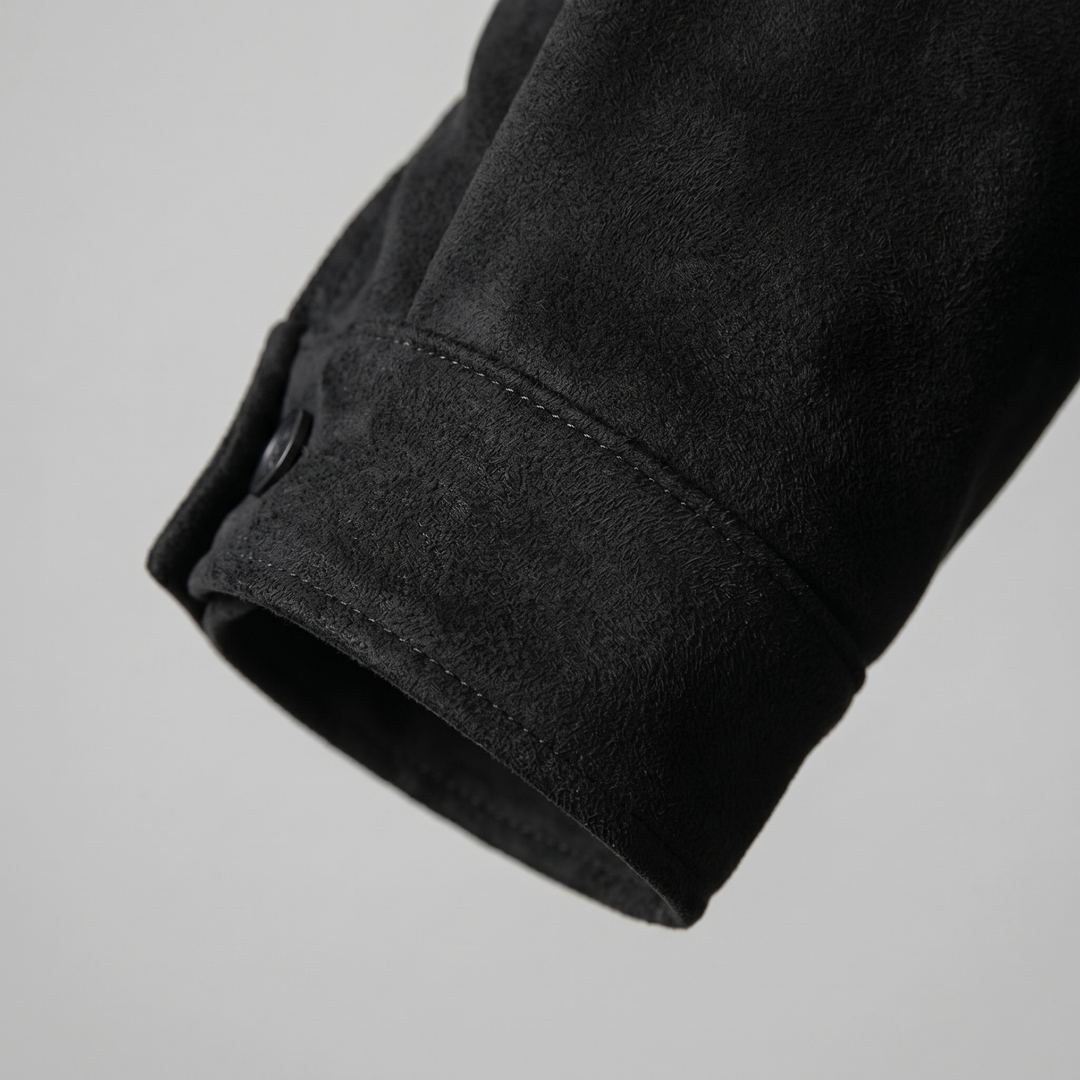 Chaqueta Harrington de ante premium