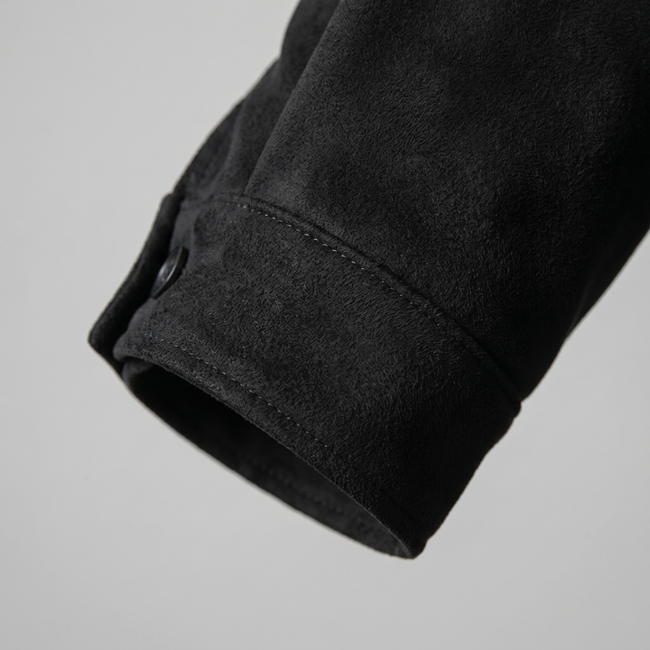 Chaqueta Harrington de ante premium