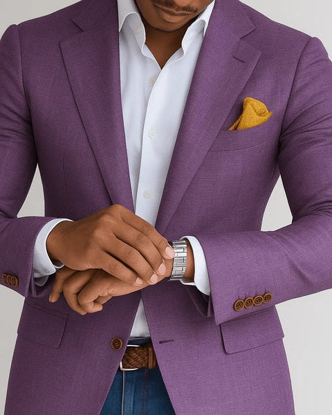Blazer estructurado de corte sartorial