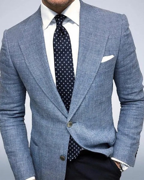 Blazer texturizado de corte estructurado