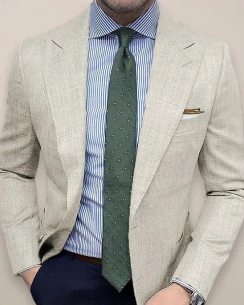 Blazer texturizado de corte estructurado