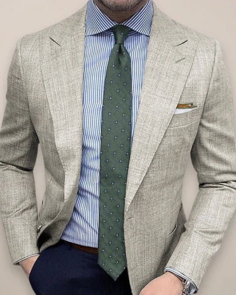 Blazer texturizado de corte estructurado
