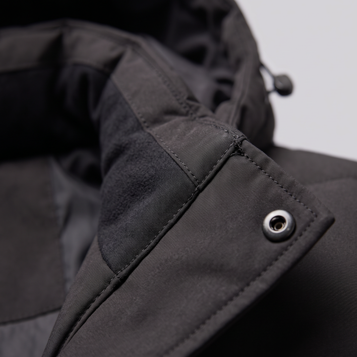 Parka acolchada cortavientos masculina