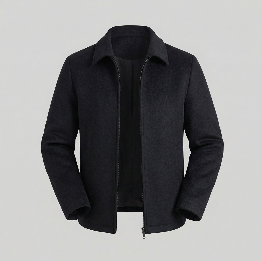 Chaqueta masculina de mezcla de lana