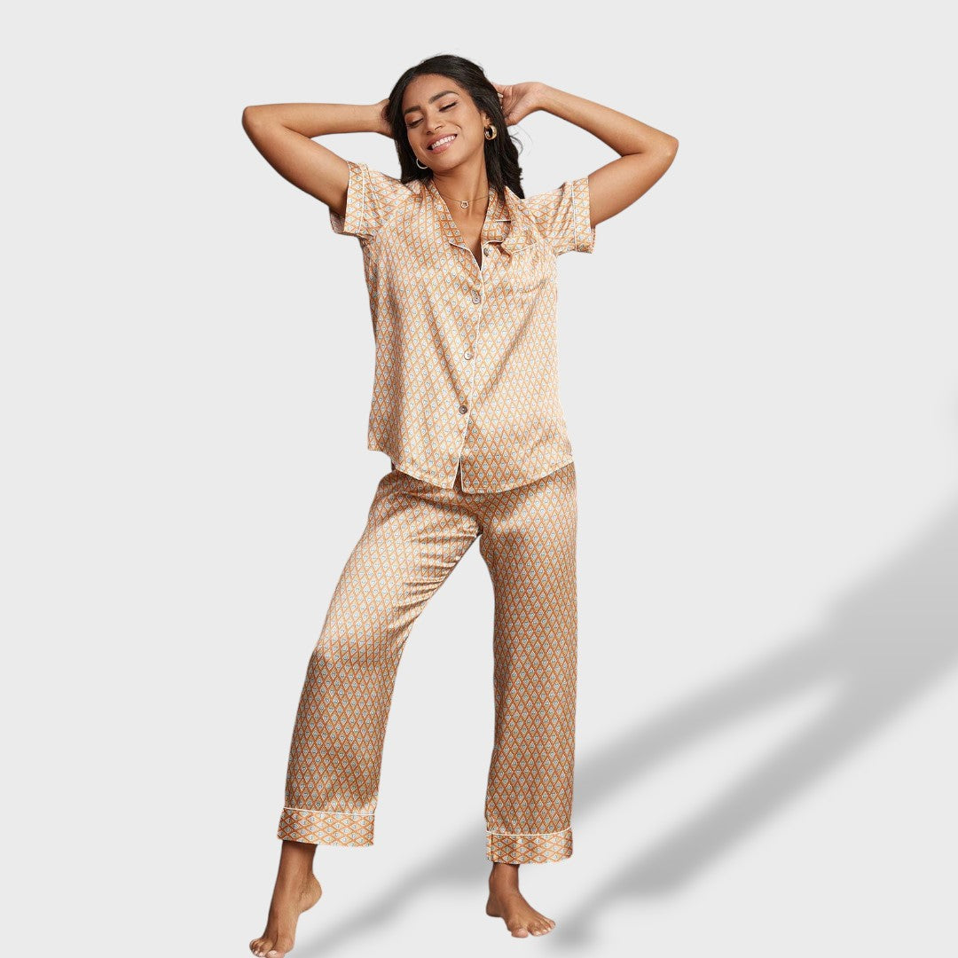 Sofía™ | Pijama geométrico mujer