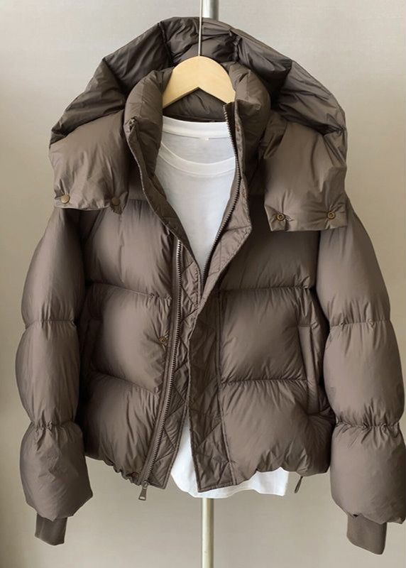 Chaqueta acolchada de mujer con capucha