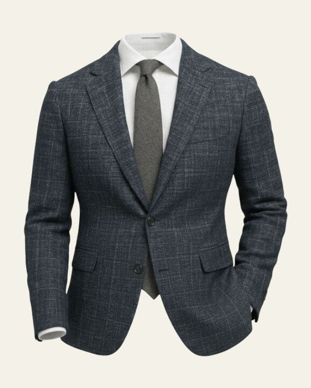 Blazer estructurado de corte sartorial