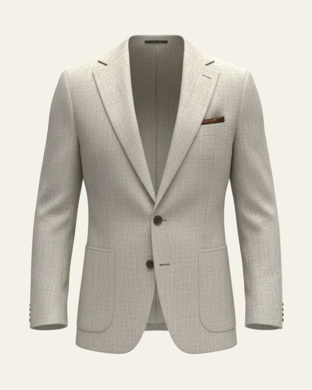 Blazer texturizado de corte estructurado