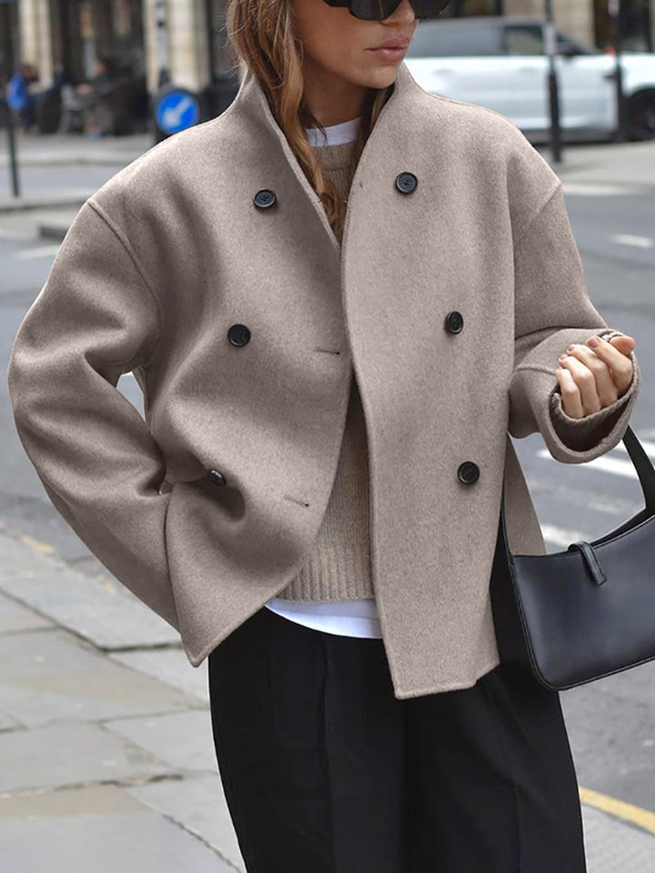 Chaqueta oversize de tejido resistente