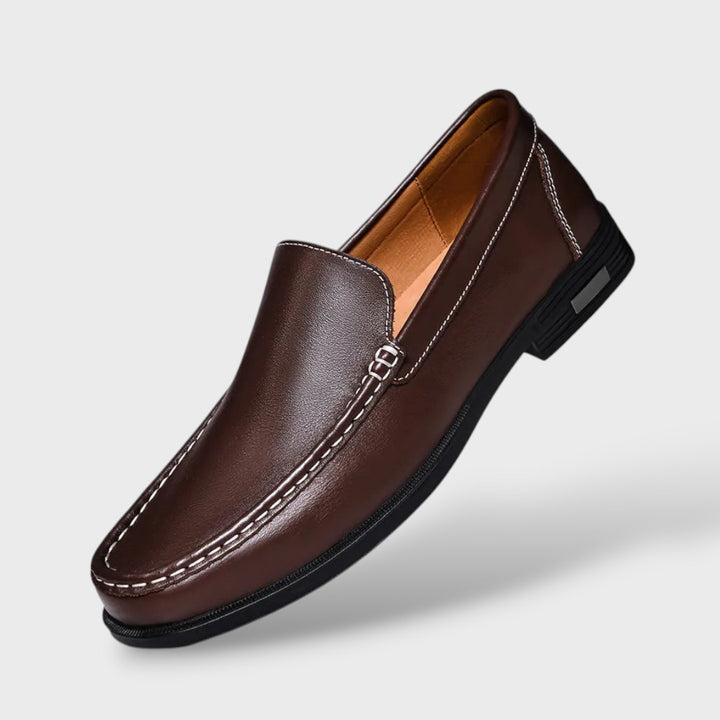Mocasines Hombre Cuero Nappa Slip-On Clásico