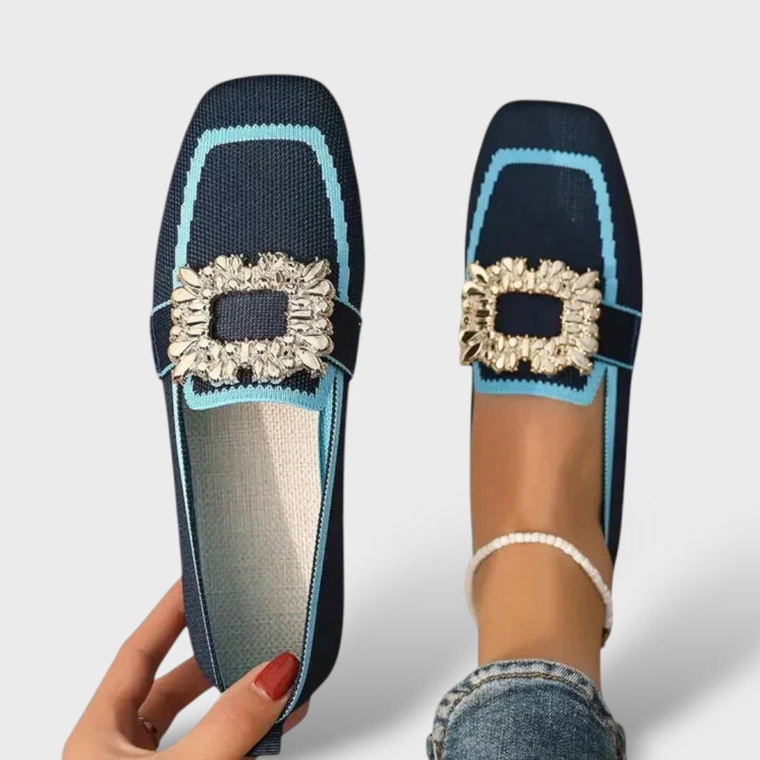Mocasines Loafer Planas Hebilla Joyera Strass