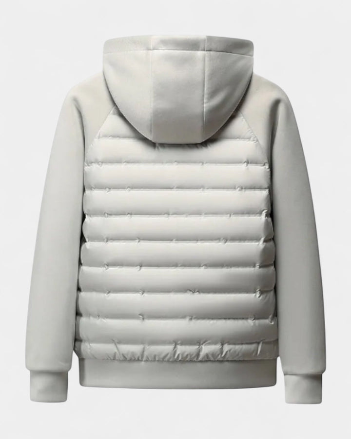 Chaqueta softshell acolchada con capucha