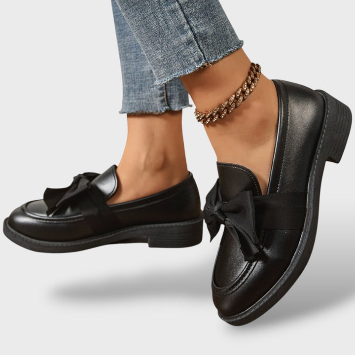 Mocasines Ortopédicas Charol Lazo Penny Loafer