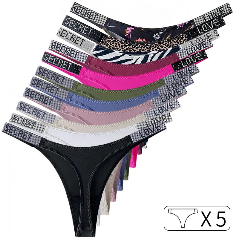 Tanga Satinada Cinturilla Strass