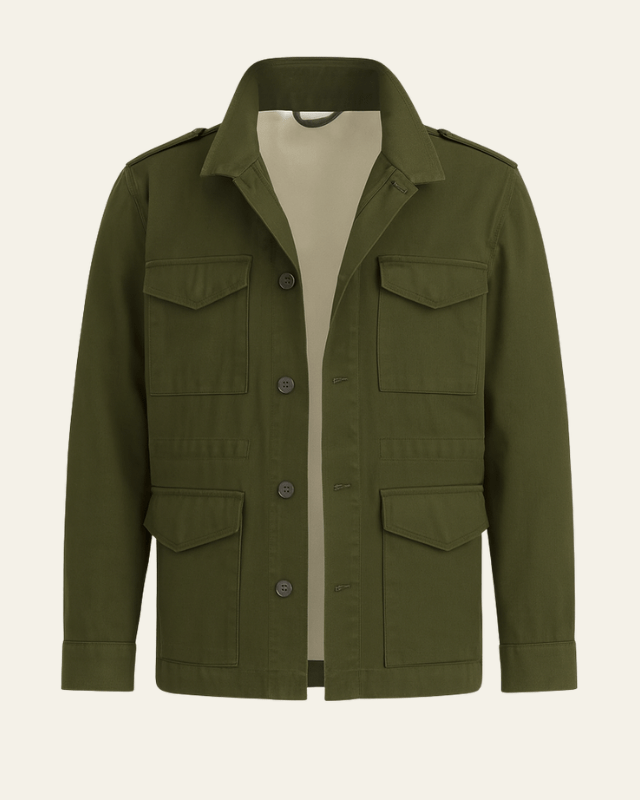 Chaqueta de algodón tipo campo