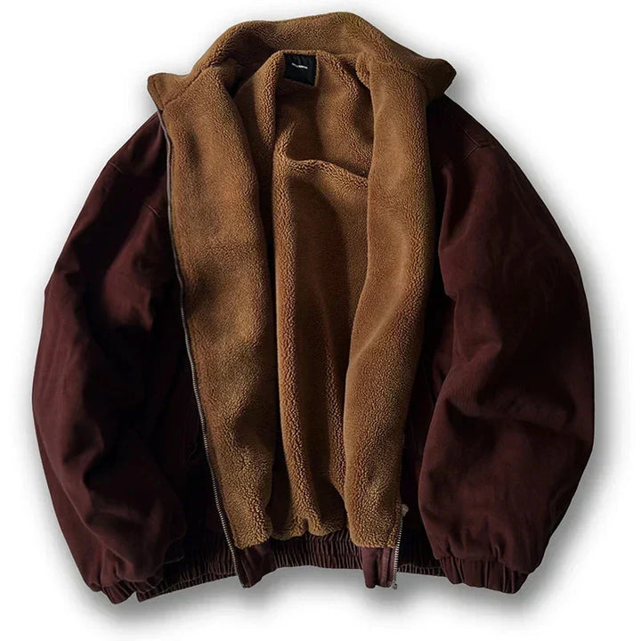 Chaqueta Forrada De Borreguito Invernal