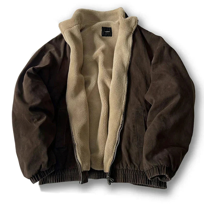 Chaqueta Forrada De Borreguito Invernal