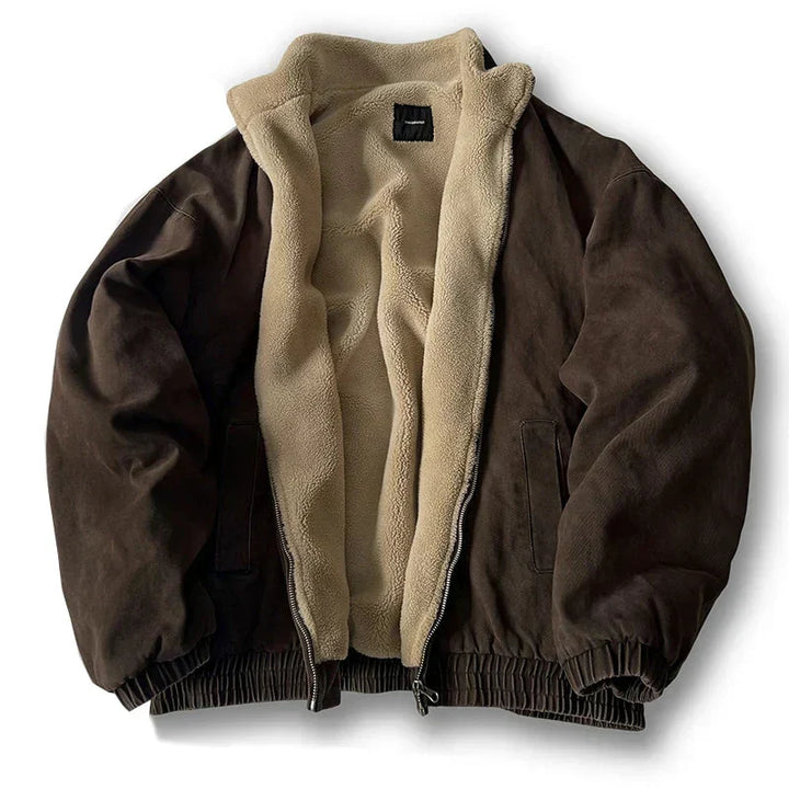 Chaqueta Forrada De Borreguito Invernal