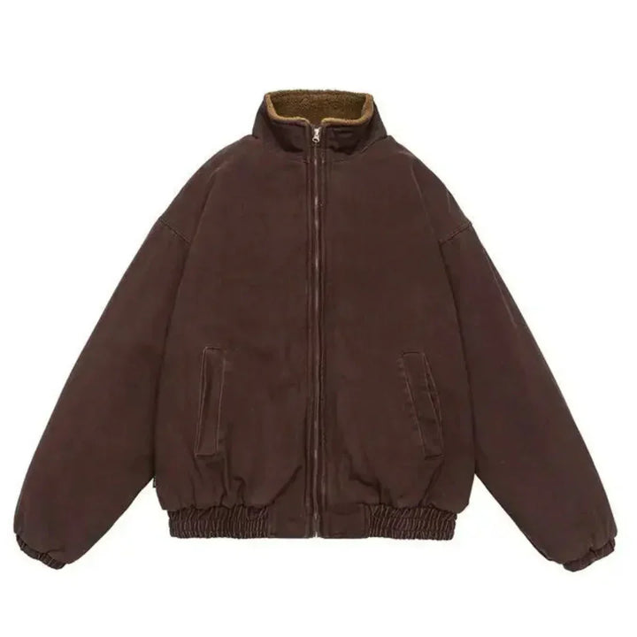 Chaqueta Forrada De Borreguito Invernal