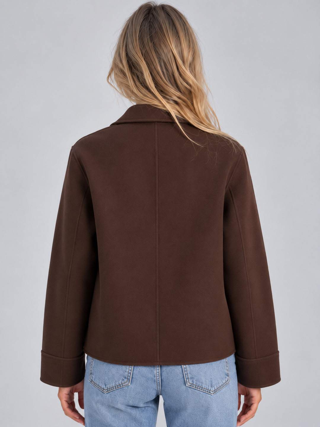 Chaqueta camisera con bolsillos mujer