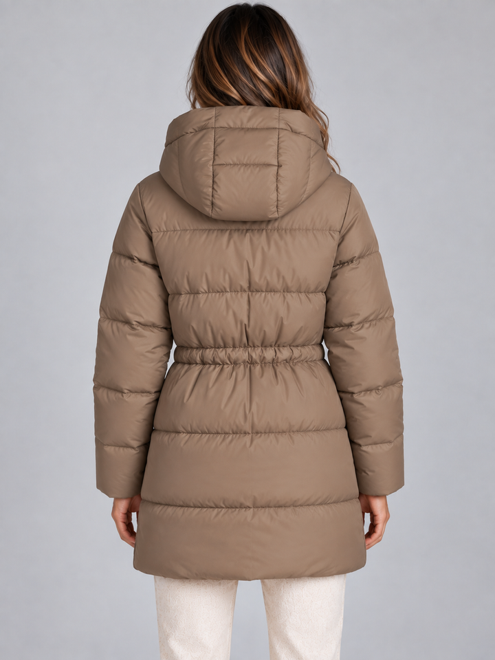 Chaqueta Acolchada con Capucha Ajustable