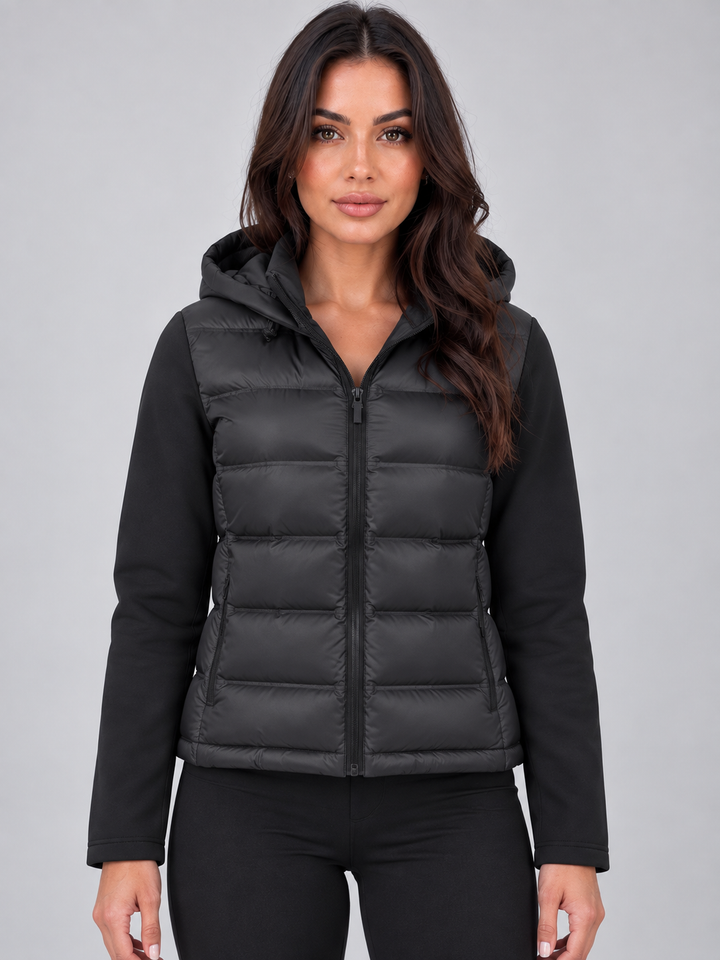 Chaqueta acolchada corta deportiva