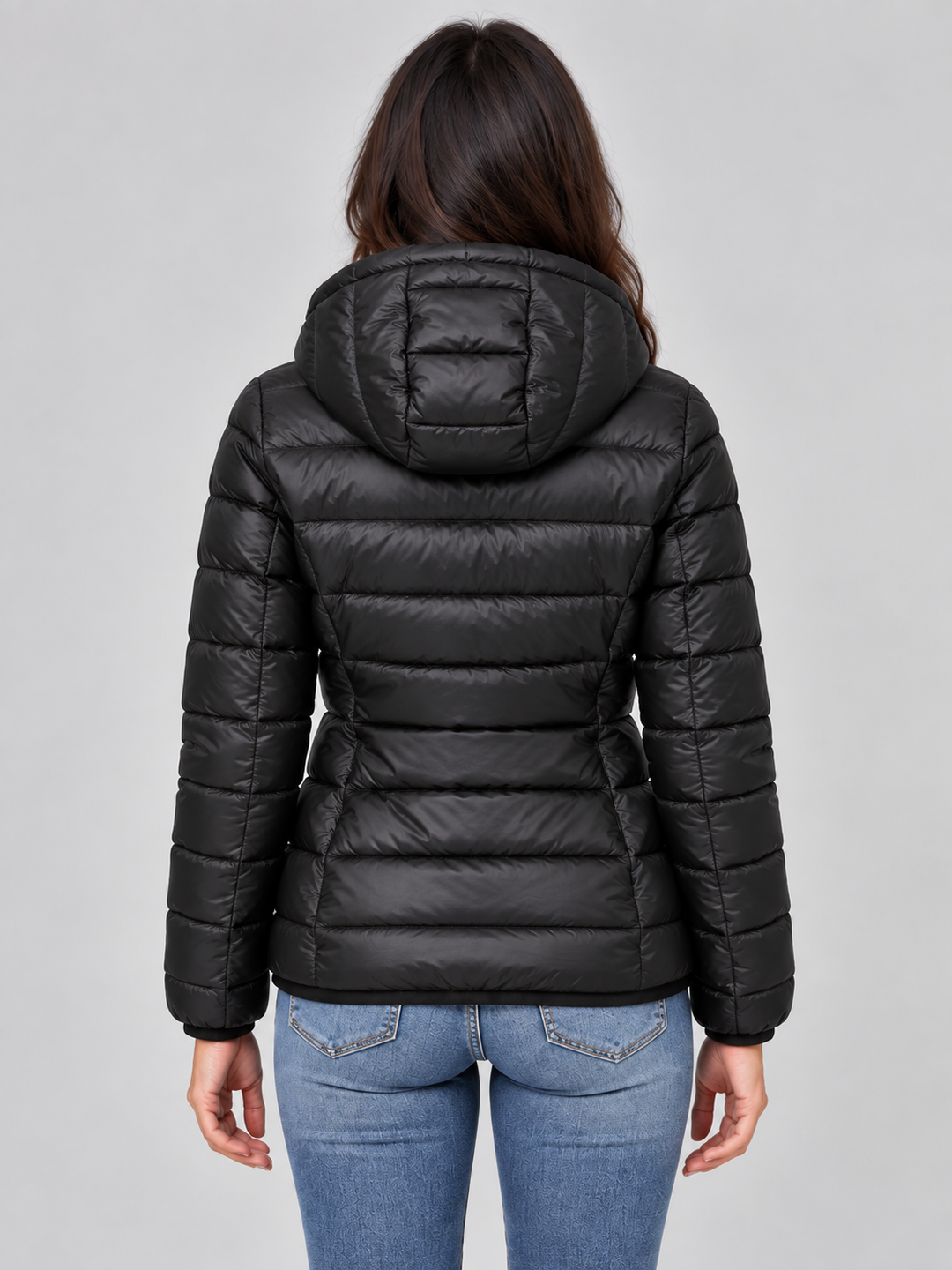 Chaqueta Acolchada Ligera con Capucha